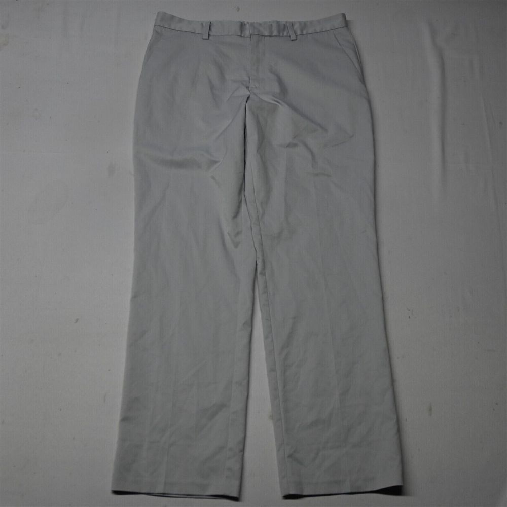 Ashworth 34x32 Light‎ Gray Performance Stretch Mens Golf Dress Pants